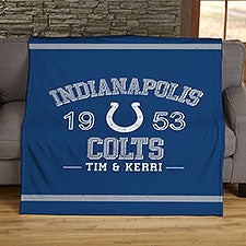 NFL Established Indianapolis Colts Personalized Blankets - 45211