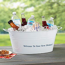 Your New Home Personalized Beverage Tub - 45234