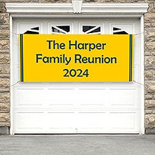 Family Reunion Personalized Party Banner - 45235