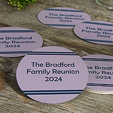 Family Reunion Personalized Paper Coasters - 45237