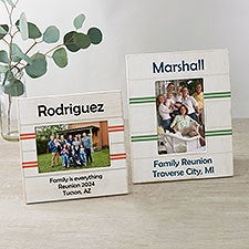 Family Reunion Personalized Shiplap Frame - 45242