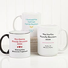 Family Reunion Personalized Coffee Mugs - 45243