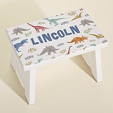 Dinosaur World Personalized Kids Step Stool - 45264