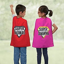 Super Kid Personalized Kids Cape - 45300