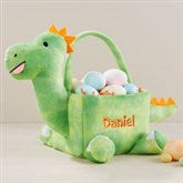 Dinosaur Embroidered Plush Easter Treat Bag - 45327
