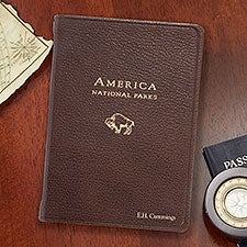 America - National Parks Personalized Leather Book - 45387D