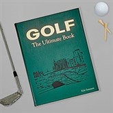 Golf: The Ultimate Book Personalized Leather Book - 45388D