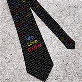 My Little One Personalized Neck Tie for Fathers - 4546
