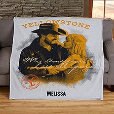 Yellowstone Beth and Rip Personalized Fleece Blanket  - 45502D