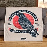 Yellowstone Branded Personalized Fleece Blanket  - 45504D