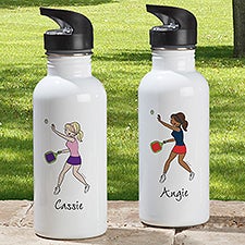 philoSophies® Pickleball Personalized 20 oz. Water Bottle - 45527
