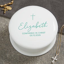 Confirmed in Christ Personalized Jewelry Box - 45574