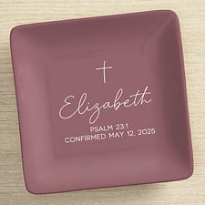 Confirmed in Christ Personalized Ring Dish - 45575