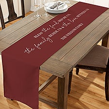 Bless the Food Before Us Personalized Table Runner - 45600