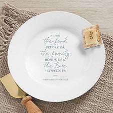 Bless the Food Before Us Personalized Round 7.5quot; Plate - 45606
