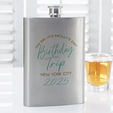 Girls Trip Personalized Flask - 45614