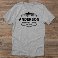 Fishing Club Personalized Mens Shirts - 45655