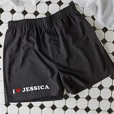Custom Personalized Boxer Shorts - Lovin' It Design - 4567