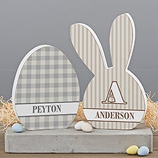 Easter Pattern Personalized Wooden Shelf Decorations  - 45689