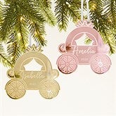 Princess Carriage Personalized Acrylic Ornament - 45714