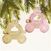 Princess Carriage Personalized Acrylic Ornament - 45714