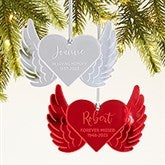 Memorial Wings Personalized Acrylic Ornament - 45724