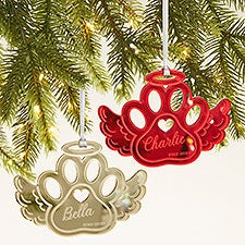 Pet Memorial Personalized Acrylic Christmas Ornament  - 45729