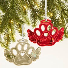 Pet Memorial Personalized Acrylic Christmas Ornament  - 45729