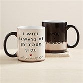 By Your Side Personalized Color Changing Coffee Mug - 45730