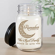 Ramadan Personalized Farmhouse Candle Jar - 45733