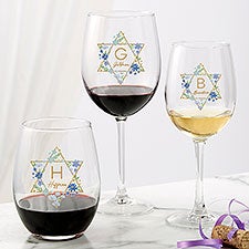 Passover Personalized Wine Glass Collection - 45748