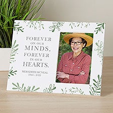 Botanical Memorial Personalized Off-Set Picture Frame - 45764