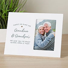 No Place Like Grandparents Personalized Off-Set Picture Frame - 45776