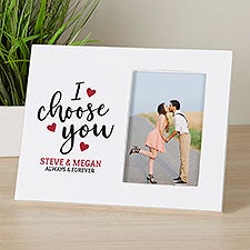 I Choose You Personalized Romantic Picture Frame  - 45779