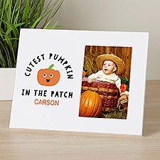 Coolest Pumpkin In The Patch Personalized Off-Set Picture Frame - 45783