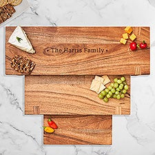 Personalized Acacia Nesting Boards - 45797D