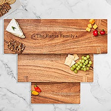 Personalized Acacia Nesting Charcuterie Boards  - 45797D