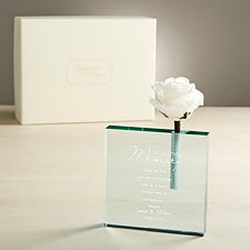 Magnificent Roses® Personalized Love Blooms Eternal Bud Vase - 45810