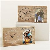 Timeless Memories Personalized Photo Wooden Clock - 45834
