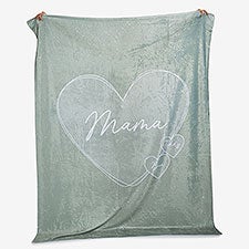 A Mothers Heart Personalized Blanket  - 45853