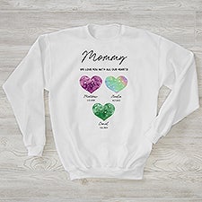 Birthstone Constellations Personalized Ladies Sweatshirt  - 45898