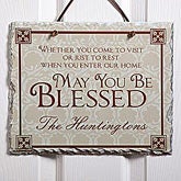 Home Decor - Personalized Welcome Signs - May You Be Blessed - 4592