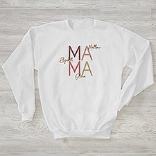 Stacked Mama Personalized Ladies Sweatshirt - 45952