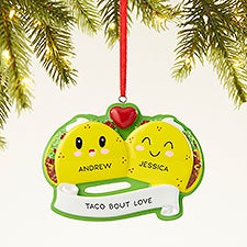 Taco Bout Love Personalized Taco Ornament  - 45978