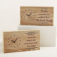 Write Your Own Personalized Wooden Clock - 46005