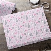 Winter Sparkle Barbie™ Personalized Wrapping Paper - 46015