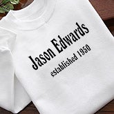 Personalized Birthday Clothing Gifts - Established design - 4611