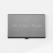 Engraved Business Card Case - 46134