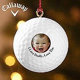 Personalized Photo Memories Golf Ball Ornaments - 4620