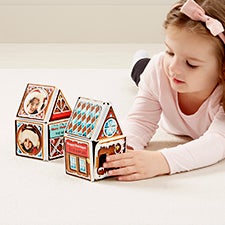 Custom Photo Magnetic Tiles - Gingerbread House  - 46236D